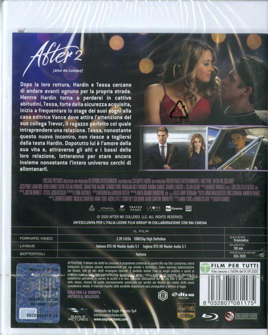 After 2 (Blu-ray) di Roger Kumble - Blu-ray - 2