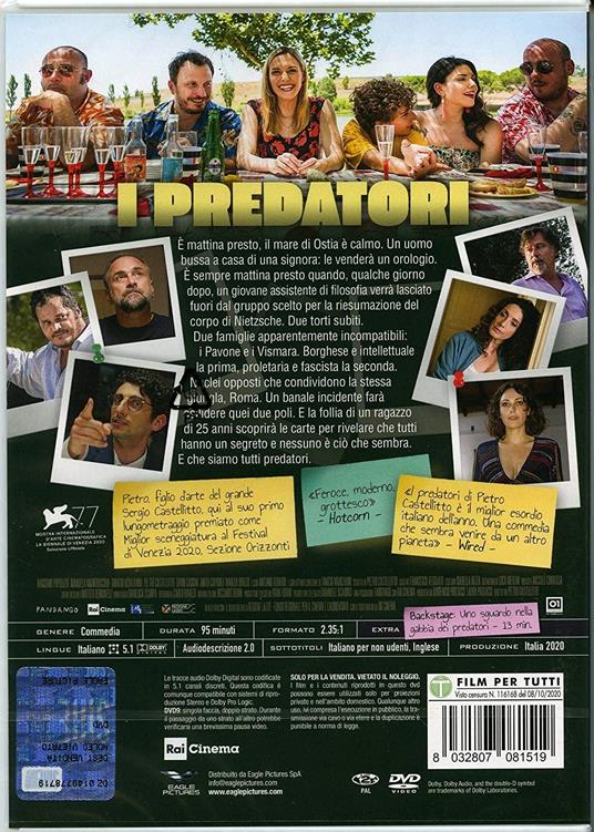 predatori (DVD) di Pietro Castellitto - DVD - 2