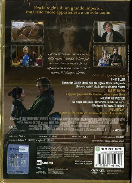 The Young Victoria (DVD) di Jean-Marc Vallée - DVD - 2