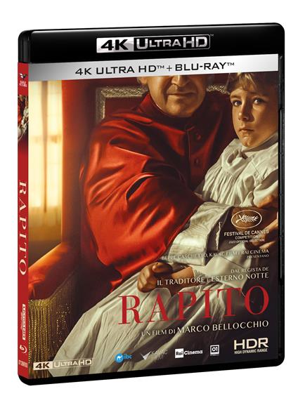 Rapito (Blu-ray + Blu-ray Ultra HD 4K) di Marco Bellocchio - Blu-ray + Blu-ray Ultra HD 4K