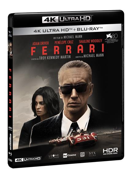 Ferrari (Blu-ray + Blu-ray Ultra HD 4K) di Michael Mann - Blu-ray + Blu-ray Ultra HD 4K