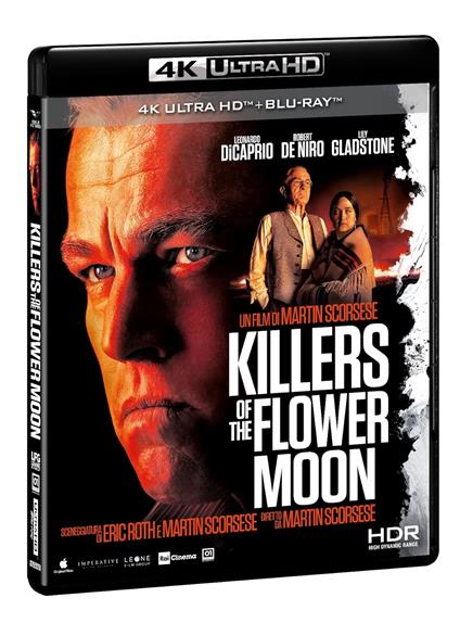 Killers Of Flower Moon (Blu-ray + Blu-ray Ultra HD 4K) di Martin Scorsese - Blu-ray + Blu-ray Ultra HD 4K