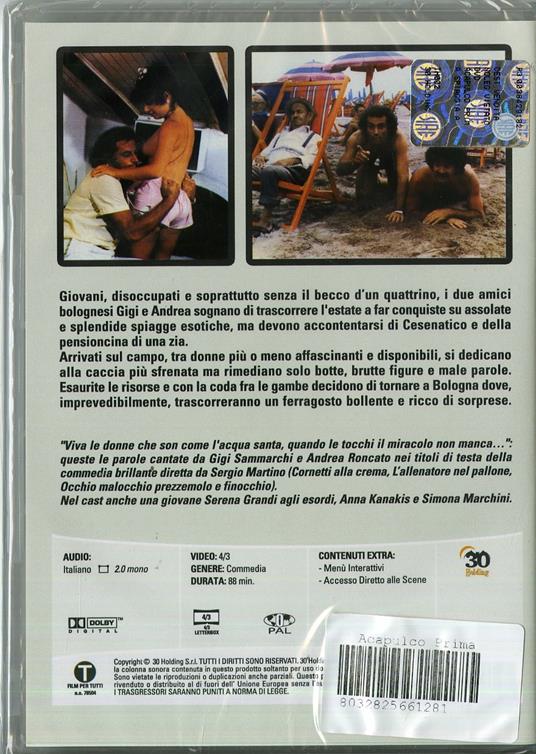 Acapulco, prima spiaggia... a sinistra di Sergio Martino - DVD - 2