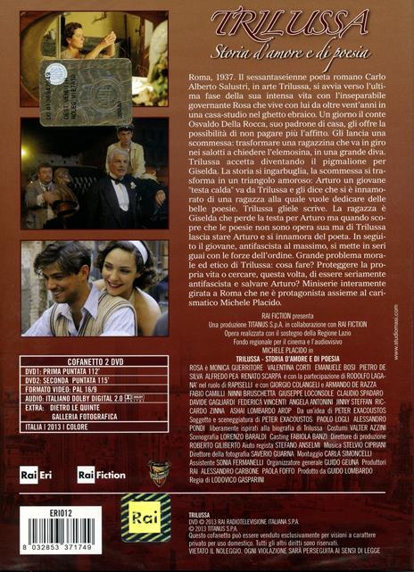 Trilussa. Storia d'amore e di poesia (2 DVD) di Lodovico Gasparini - DVD - 2
