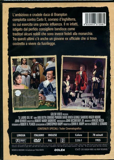Il ladro del Re di Robert Zigler Leonard - DVD - 2