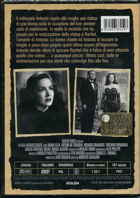 La dea inginocchiata di Roberto Gavaldon - DVD - 2