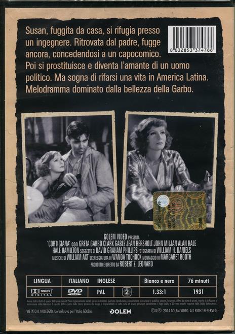 Cortigiana di Robert Zigler Leonard - DVD - 2