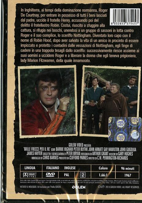 Mille frecce per il Re di C. M. Pennington Richards - DVD - 2