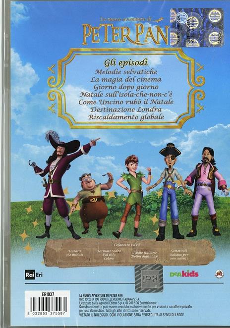 Le nuove avventure di Peter Pan. Stagione 1. Vol. 4 di Augusto Zanovello - DVD - 2