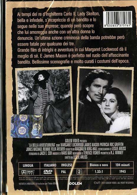 La bella avventuriera di Leslie Arliss - DVD - 2