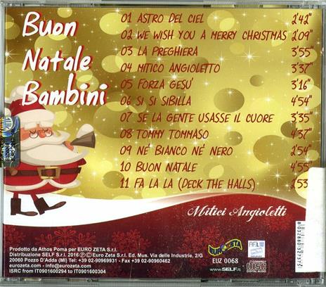 Buon Natale bambini - CD Audio di Mitici Angioletti - 2