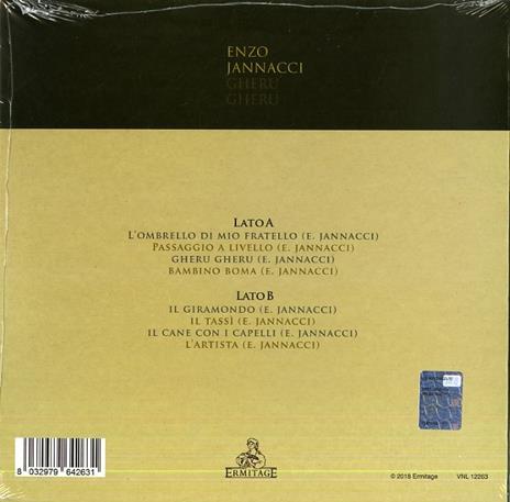 Enzo Jannacci. Gheru Gheru (Black Vinyl) - Vinile 10'' - 2