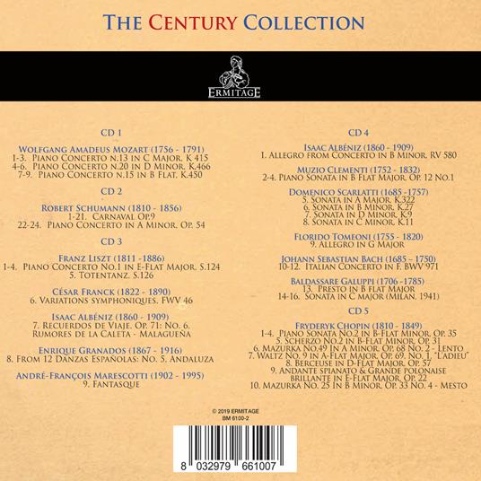 The Century Collection - CD Audio di Arturo Benedetti Michelangeli - 2