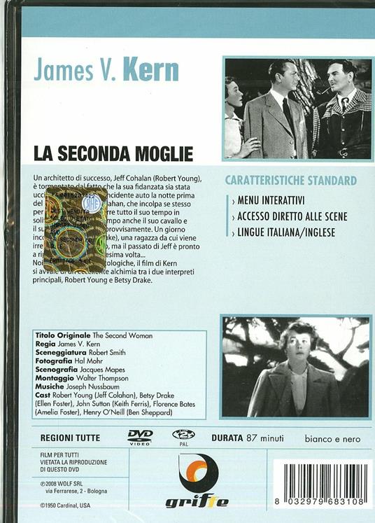 La seconda moglie (DVD) di James V. Kern - DVD - 2