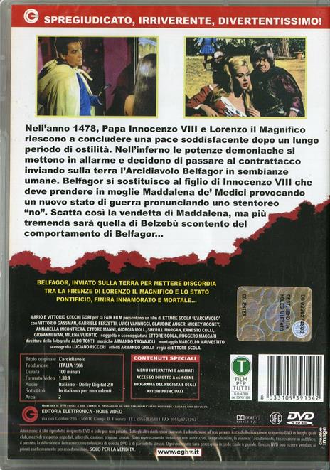 L' arcidiavolo di Ettore Scola - DVD - 2