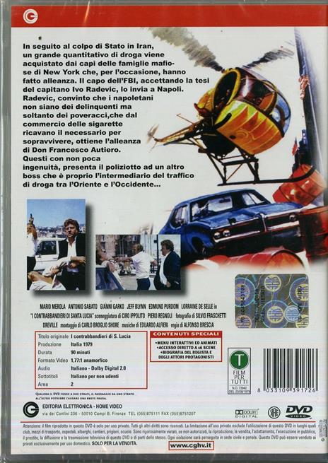 I contrabbandieri di Santa Lucia di Alfonso Brescia - DVD - 2