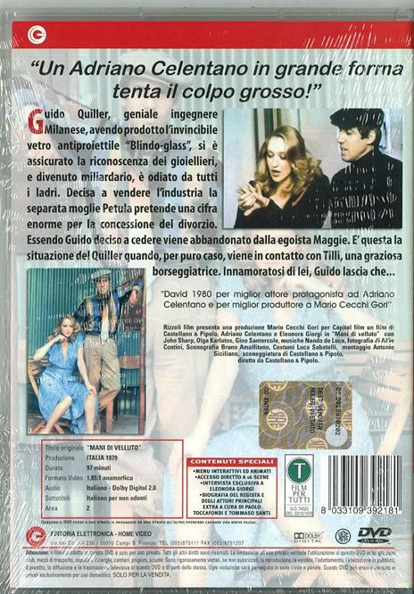 Mani di velluto di Franco Castellano,Pipolo - DVD - 2