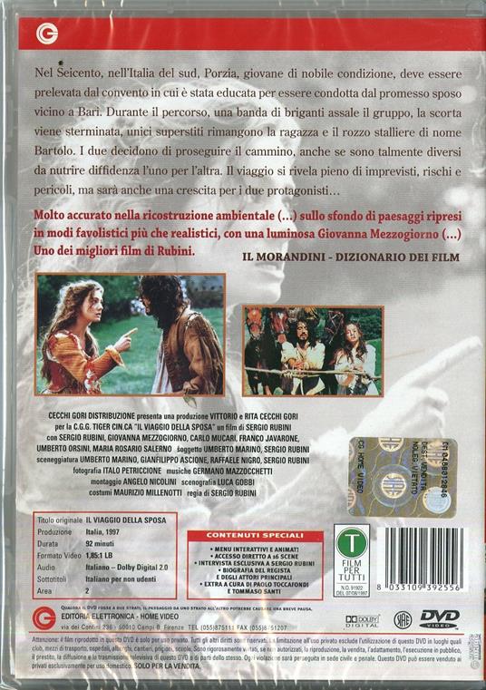 Il viaggio della sposa di Sergio Rubini - DVD - 2