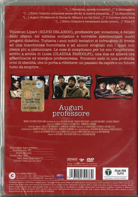 Auguri professore di Riccardo Milani - DVD - 2