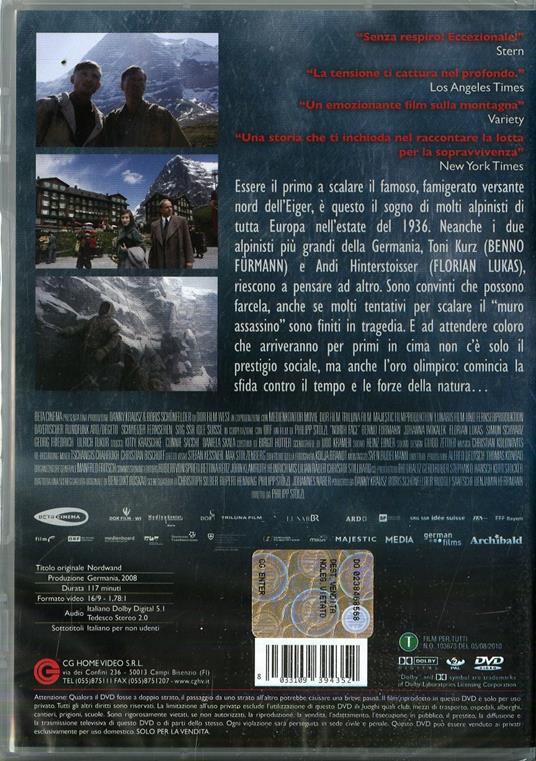North Face. Una storia vera di Philipp Stölzl - DVD - 2
