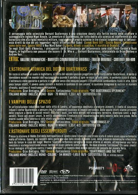 Quatermass Collection (3 DVD) di Roy Ward Baker,Val Guest - 2