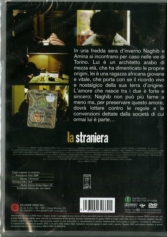La straniera di Marco Turco - DVD - 2