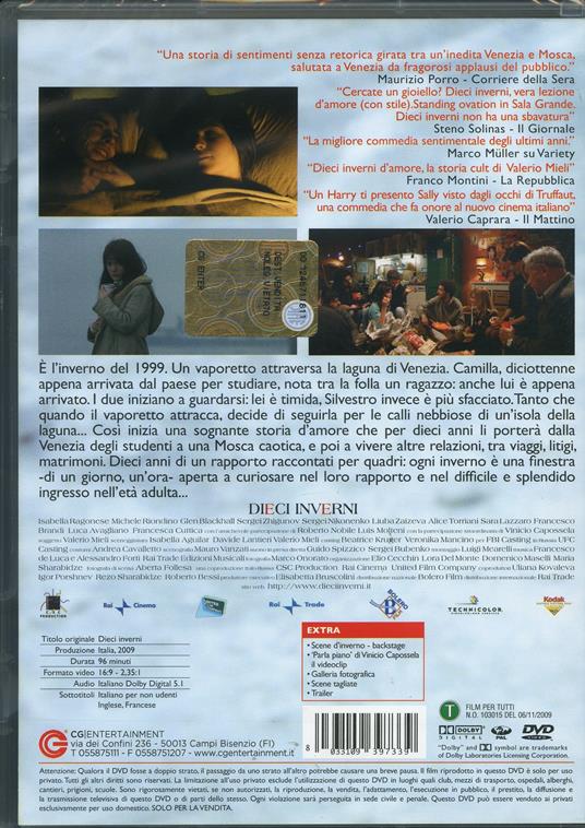 Dieci inverni di Valerio Mieli - DVD - 2