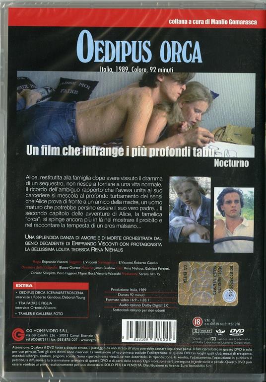 Oedipus orca di Eriprando Visconti - DVD - 2