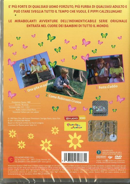 Pippi Calzelunghe. Vol. 04 di Olle Hellbom - DVD - 2