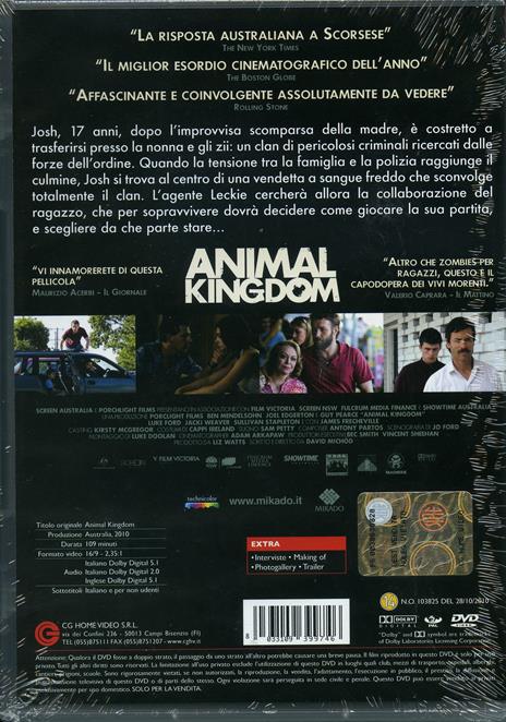 Animal Kingdom di David Michôd - DVD - 2