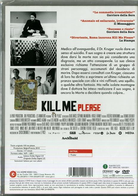 Kill Me Please di Olias Barco - DVD - 2
