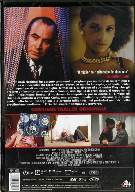 Mona Lisa di Neil Jordan - DVD - 2