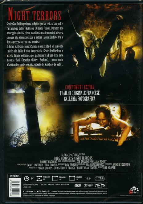 Night Terrors di Tobe Hooper - DVD - 2