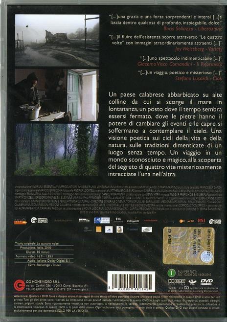 Le quattro volte di Michelangelo Frammartino - DVD - 2