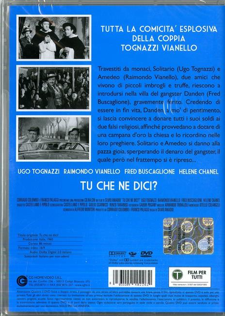 Tu che ne dici? di Silvio Amadio - DVD - 2