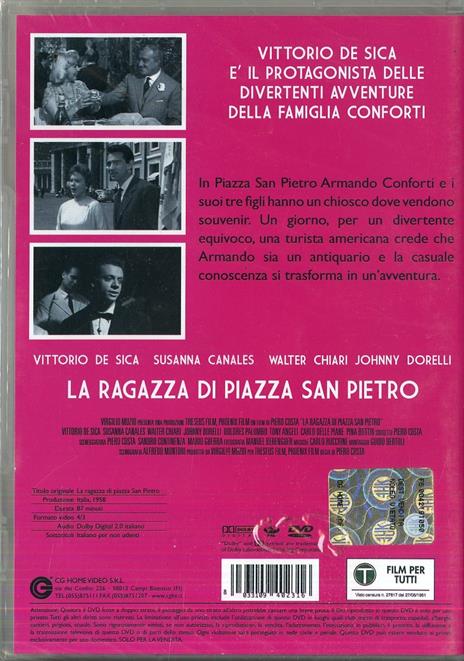 La ragazza di piazza S. Pietro di Piero Costa - DVD - 2
