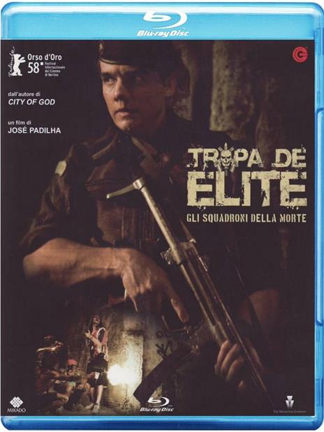 Tropa de elite. Gli squadroni della morte di José Padilha - Blu-ray