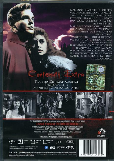 Le spose di Dracula di Terence Fisher - DVD - 2