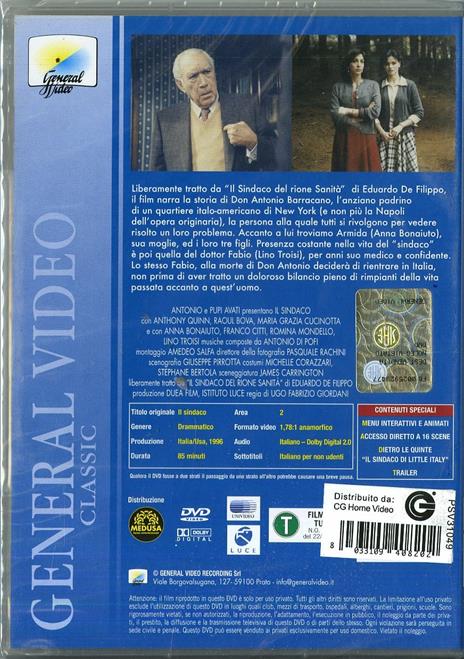 Il sindaco di Antonio Avati,Pupi Avati - DVD - 2