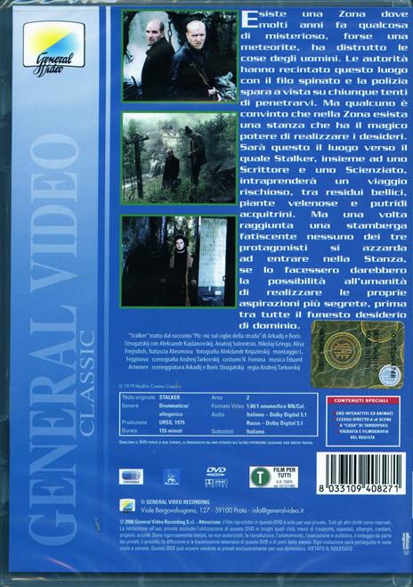 Stalker di Andrej A. Tarkovskij - DVD - 2