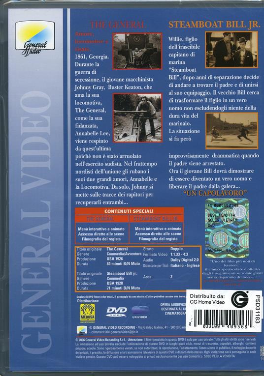 Buster Keaton Collection (2 DVD) di Clyde Bruckman,Buster Keaton,Charles F. Reisner - 2