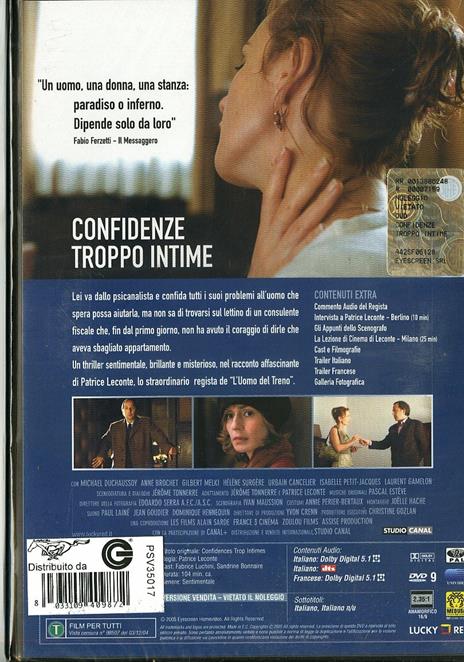 Confidenze troppo intime di Patrice Leconte - DVD - 2
