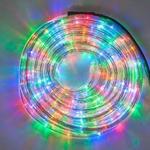 Tubo Luminoso Natalizio 15 Metri LED Multicolore Controller 8 Funzioni x Esterno