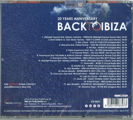 Back to Ibiza - CD Audio - 2