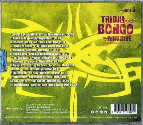 Tribal Bongo Massive vol.5 - CD Audio - 2