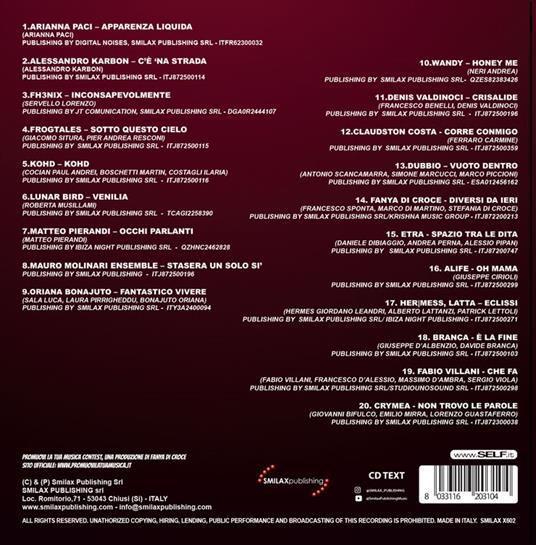 Promuovi la tua musica 2025 - CD Audio - 2