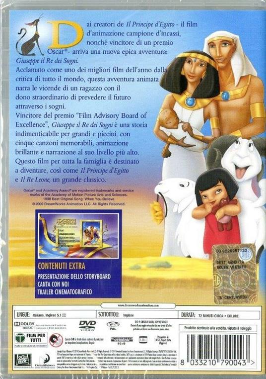 Giuseppe il Re dei sogni di Robert Ramirez,Rob LaDuca - DVD - 2