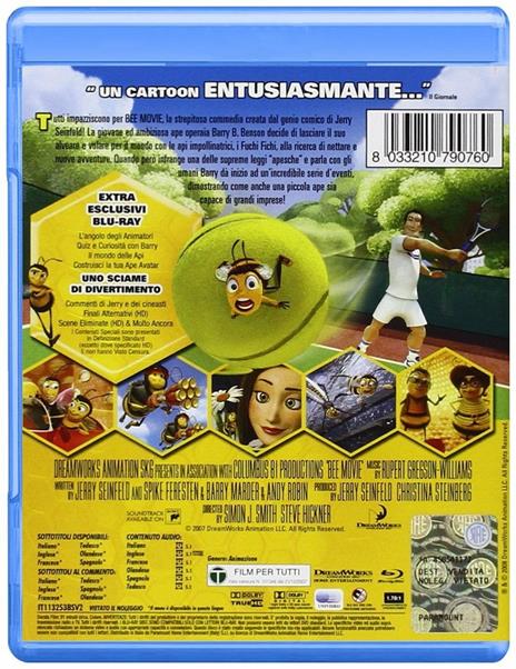 Bee Movie di Steve Hickner,Simon J. Smith - Blu-ray - 2