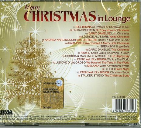Merry Christmas in Lounge - CD Audio - 2
