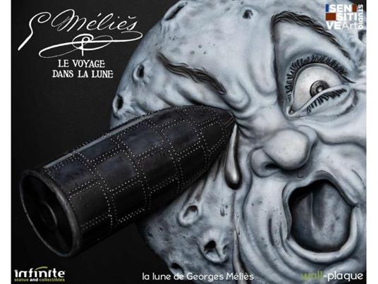 La Lune De Georges Melies Wall Plaque Placca Infinite Statua